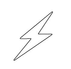 lightning bolt template small diy printables pinterest