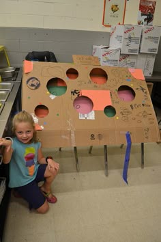A DIY Beanbag Toss Game Made From Cardboard Box A DIY Beanbag Toss Game Made From Cardboard Box