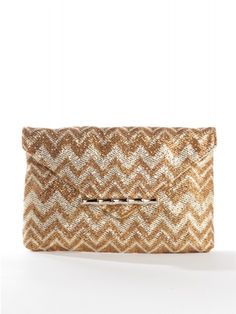 177 Best Elaine Turner Images On Pinterest Couture Bags Designer Elaine Turner Bella Clutch In Gold Zig Zag Classic To Add Any Wardrobe