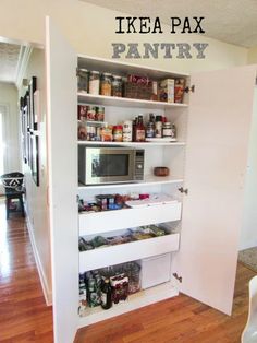 9 Best Ikea Pantry Images On Pinterest Organizers Kitchen Storage Ikea Pax Pantry Kitchen Storage Hack Organization