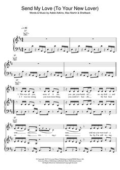 Love me again piano pdf