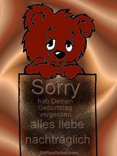 Alle Geburtstagsgrüße nachträglich lustig aufgelistet