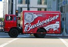 budweiser delivery truck