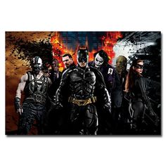 Batman The Dark Knight Rises Movie Silk Poster 13x20 24x36 inch Anne Hathaway