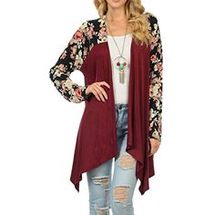 Generic Womens Vest Sleeveless Asymetric Hem Open Front Drape Long Cardigan