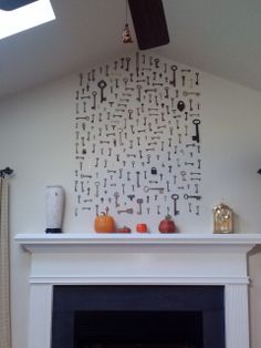 Skeleton Key Wall Ideas Antique Hole Plate And Keys Skeleton Key Decor