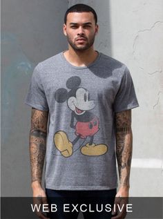 NWT DISNEY X JUNK FOOD MICKEY MOUSE BLACK TEE SHIRT BOYS SIZE EXTRA SMALL XS