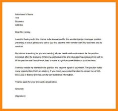 thank you letter after job interview http resumesdesign com