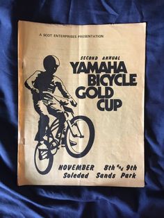 VINTAGE YAMAHA 1974 MX360 BANNER