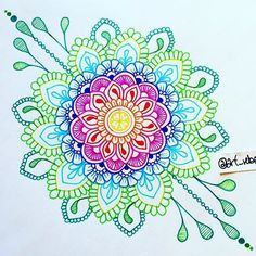 Resultado de imagen de mandalas zentangle art Mandala Sketch