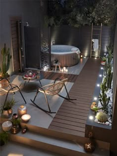 dekorieren Sie eine Terrasse in Schwarz - Diy Dekoration Design Exterior, Home Interior Design, Interior And Exterior, House Interior, Interior Ideas, Apartment Interior, Modern Apartment, Trendy Apartment, Apartment Garden