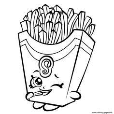 Fiona Fries Season 3 Shopkins Coloring Pages Printable And Book To Print For Free Find More Online Kids Adults Of