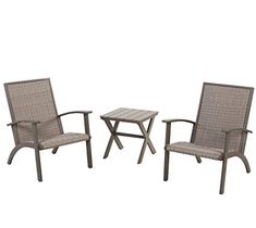 3958 Best Patio Furniture Images Grand Patio 3 Piece Wicker Conversation Set Aluminium Outdoor Chat Weather Resistant Furniture Grey Patiofurniture