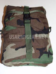 New Woodland Camo MOLLE II Radio Pouch 100/% Nylon MOLLE compatible Made In USA