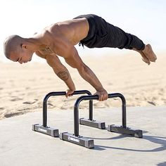 Yoga Calisthenics Mini P Barz 100/% Hardwood Parallettes For Handstands Gymnastics Push-Ups