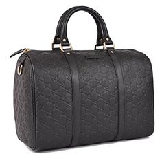 New Authentic Gucci Guccissima Leather Medium Joy Boston Bag Handbag Gucci 265697 Women S Black Leather Gg Guccissima Boston Purse Handbag O