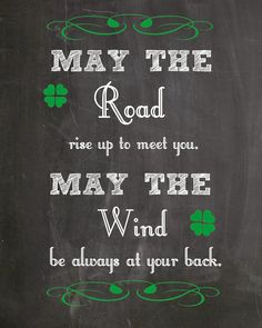 Image result for may the road rise up to meet you banner