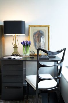 Additions To This Bedside Workspace. Artwork Leaned Against The Wall And An Elegantly Crafted Lamp Provide Simple Inspiration. Design By David Scott. Hgtv Office hgtv office design. Additions To This Bedside Workspace. Artwork Leaned Against The Wall And An Elegantly Crafted Lamp Provide Simple Inspiration. Design By David Scott. Hgtv Office