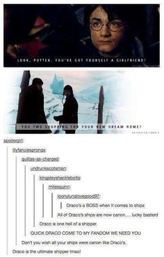 Who Does Draco Ship Me With Find This Pin And More On Funny By
