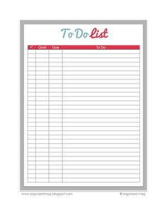 the 93 best printable to do list images on pinterest in 2018