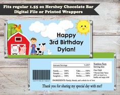 printed candy wrappers