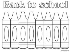 back to school coloring pages