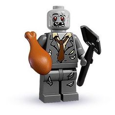 NEW Lego Boy//Girl Punk Rock Band MINIFIG TORSO Walking Dead Zombie