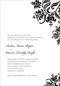 free blank wedding invitation templates for microsoft word wedding