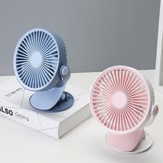 Color : Green USB Table Desk Personal Fan USB Mini Fan Creative Recgargeable Mute Desktop Small Fan Computer Office Bedroom Electric Fan for Home Office Table