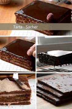 21 Mejores Imágenes De Pastel Sacher Sacher Tartas Y Postres