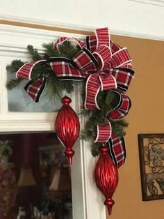 ALBERO di Natale /"Ghirlanda Regalo Babbo Natale Calza Camino Porta Casa delle Bambole in Miniatura