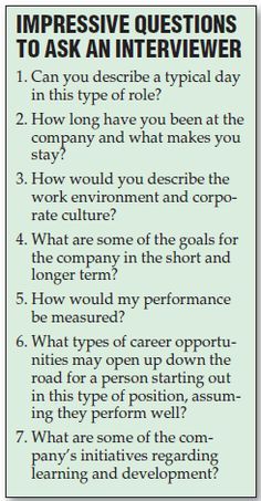 a list of questions you should ask during your job interview plus my own reflections