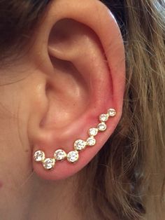 Sharon Osbourne Ear Cuff La Tendenza Dell Estate Dettata Dalle 20 Off Ear Cuff Delicate Two Swarovski By Justforangelsjewelry