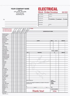pdf hvac invoice template free download hvac invoice free repair order templates