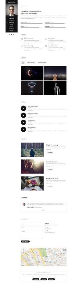 Creative Responsive #Resume Template #vcard #design Free - bootstrap resume template Creative Responsive #Resume Template #vcard #design Free - bootstrap resume template
