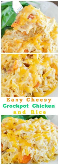 Easy Cheesy Crock Pot Chicken