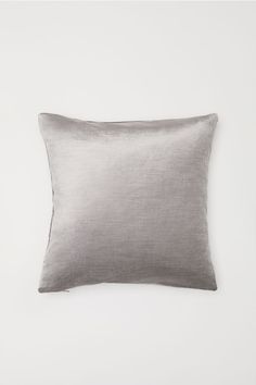 Conjunto de 4 venta £ 20 Plata Metálica De Mármol Crushed Velvet 18in fundas de cojines