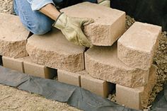 diy retaining wall blocks http lovelybuilding com diy retaining