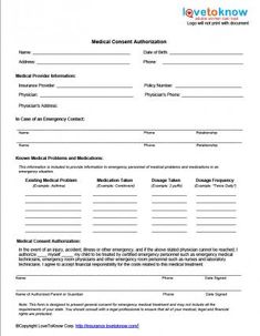 free printable medical consent form free medical consent form medical consent form for minors traveling without parents