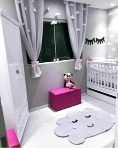 Futuro filho(a) Girl Nursery Room, Baby Bedroom, Baby Room Decor, Girls Bedroom, Bedroom Decor, Baby Rooms, Bedroom Ideas, Nursery Decor, Decorating Rooms