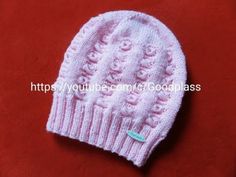 Ажурная, красивая детская шапка. Вязание спицами. Часть 1 Knitting(Hobby).