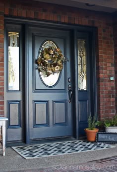 What Are The Best Paint Colours for a Front Door? | Brick house ... What Are The Best Paint Colours for a Front Door? | Brick house ...