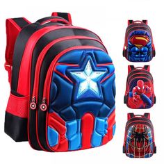 SimpleLife Children Backpack,3D Cartoon Kids Car Shape School Backpack Bookbag for Boys Girls