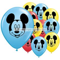ballons 30cm happy face 8stk