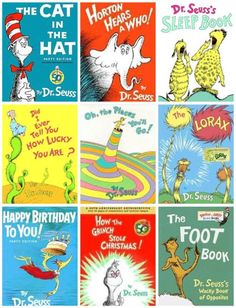 Dr. Seuss image regarding Dr.seuss Book Covers Printable known as Dr. Seuss