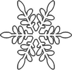 free printable snowflake templates large small stencil patterns
