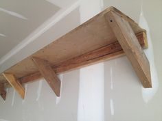 easy diy shelf brackets wood shelf crafted from reclaimed wood