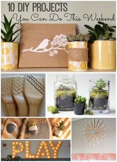 346 Best Diy Home Decor Images On Pinterest Ideas For Diy Projects You Can Do This Weekend