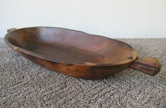 New Primitive Rustic Farmhouse CANDLE TRAY Mustard Painted Wood Dish Bowl Pan