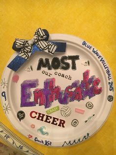 purple heart award volleyball paper plate awards pinterest